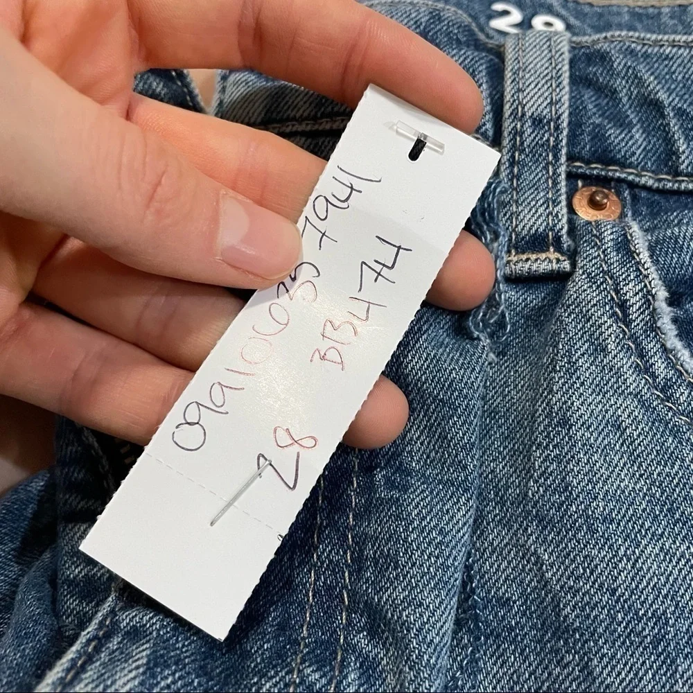 J crew slim boyfriend jeans tinted indigo distressed